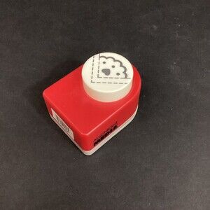 All Night Media-Corner Paper Punch-Scalloped Heart-Red-Craft Journal Scrapbook